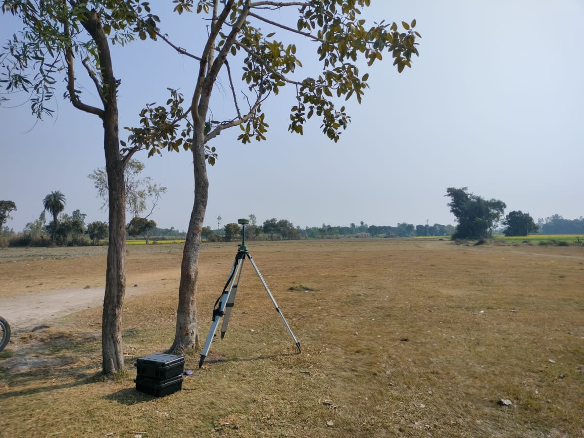 DGPS Survey by DGDE Teh Mahmoodabad  Distt Sitapur Village Rasoolpur